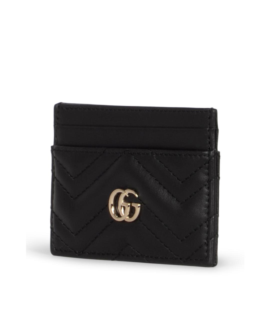 GUCCI Черный кожаный кардхолдер, фото 2