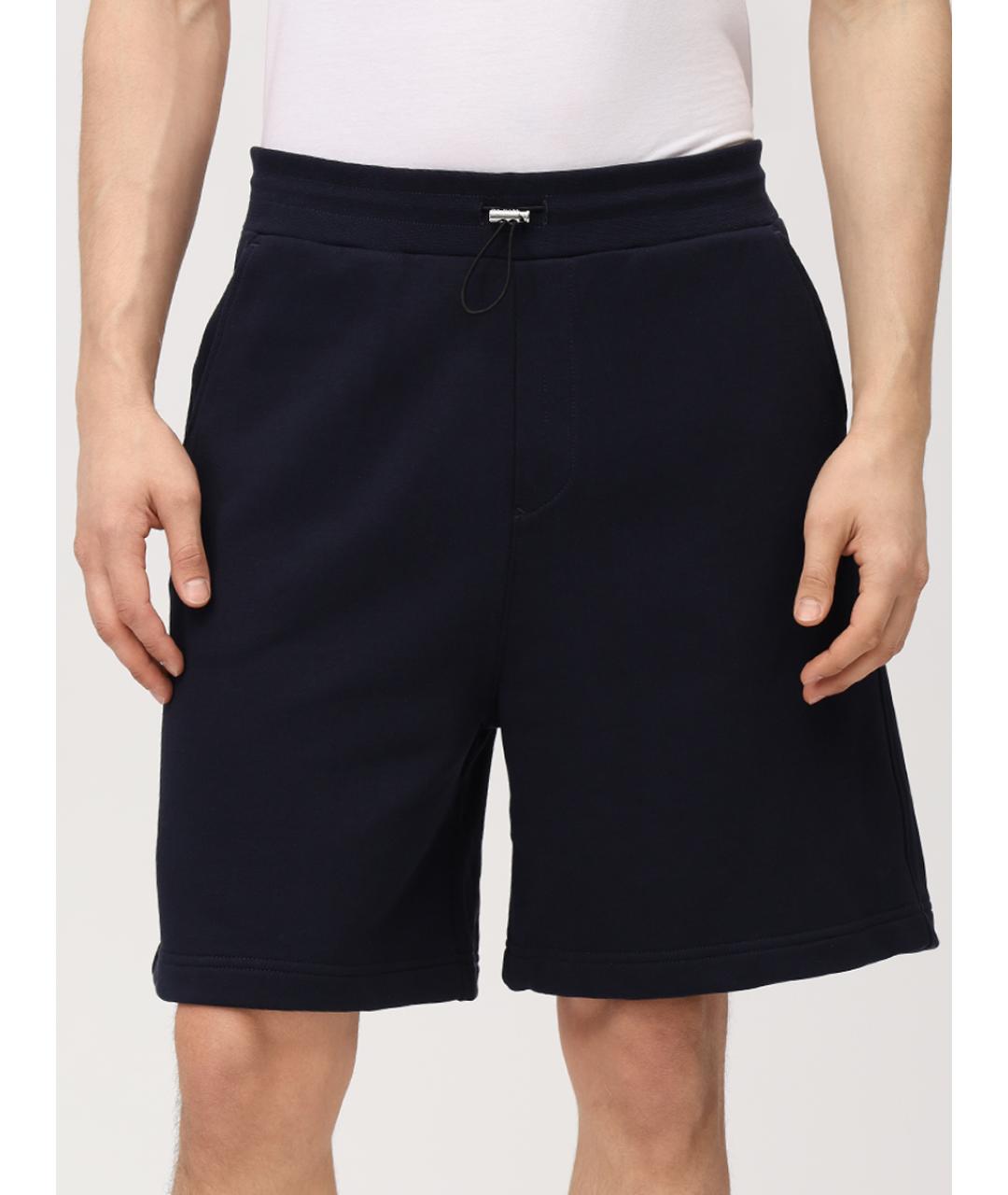 PHILIPP PLEIN Синие хлопковые шорты, фото 4