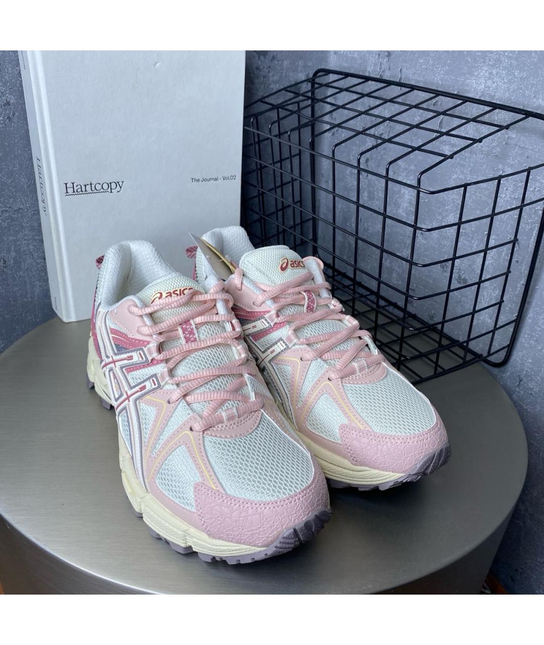 ASICS Розовые синтетические кроссовки, фото 3