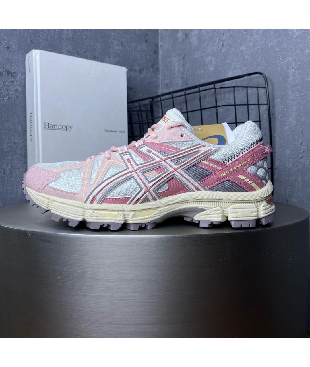 ASICS Розовые синтетические кроссовки, фото 2