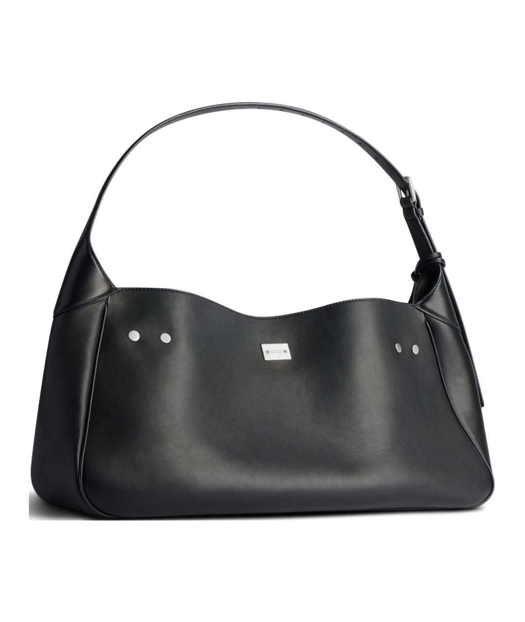 BALENCIAGA Черная кожаная сумка через плечо, фото 3