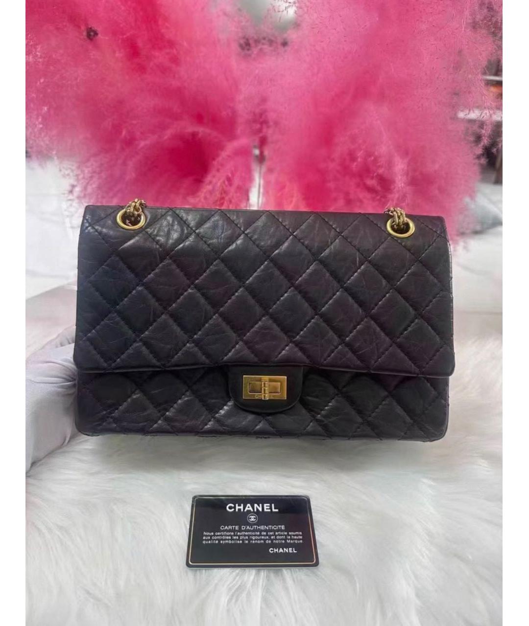 CHANEL Черная кожаная сумка через плечо, фото 7