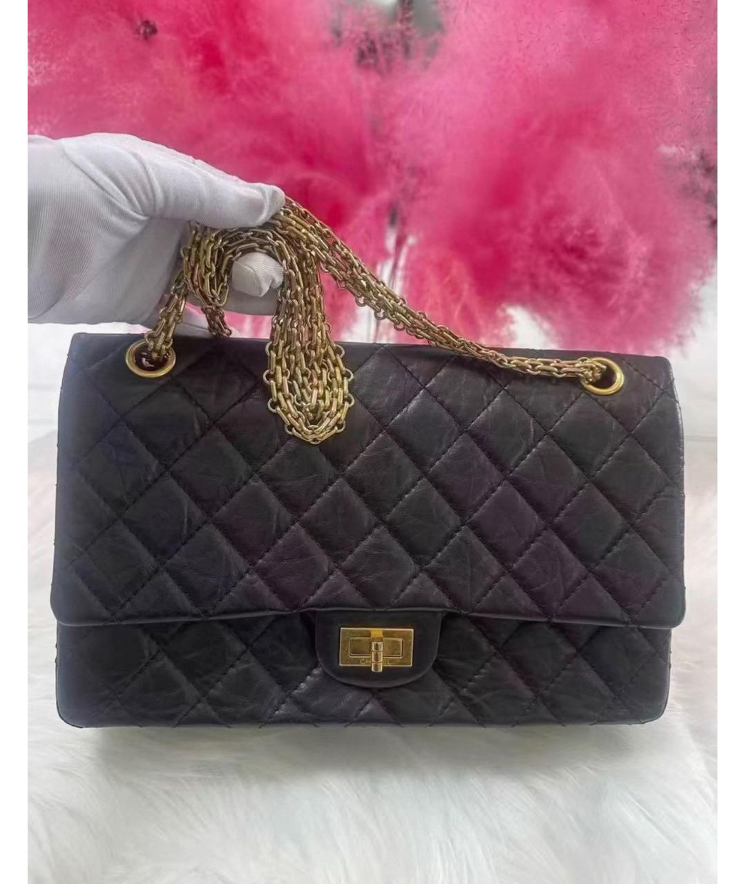 CHANEL Черная кожаная сумка через плечо, фото 6