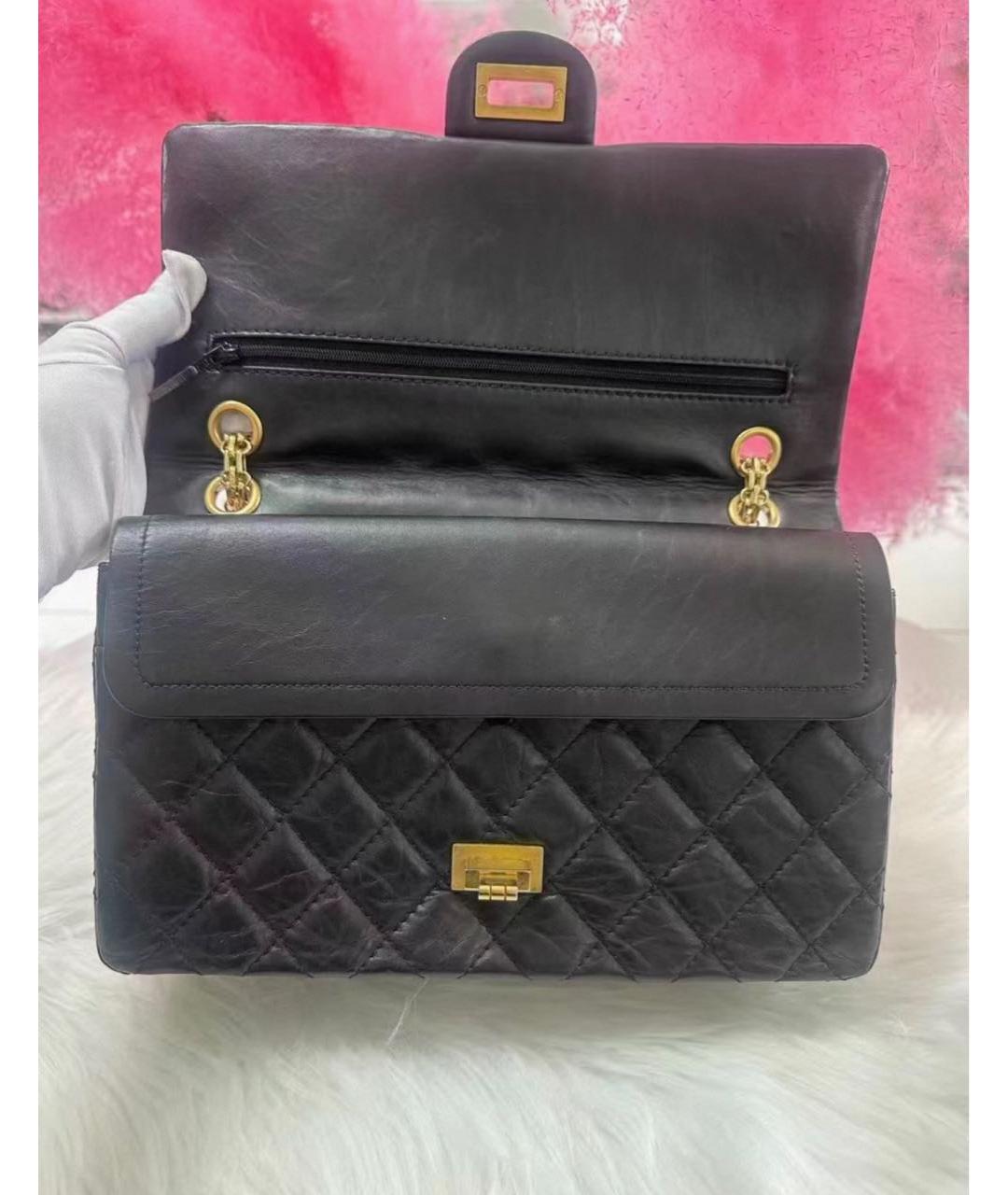 CHANEL Черная кожаная сумка через плечо, фото 4