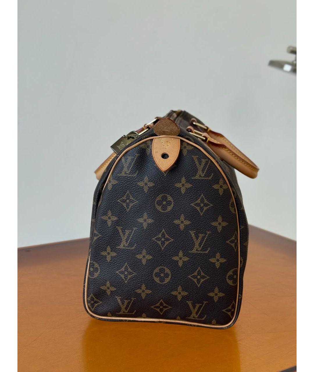 LOUIS VUITTON Коричневая сумка тоут, фото 4