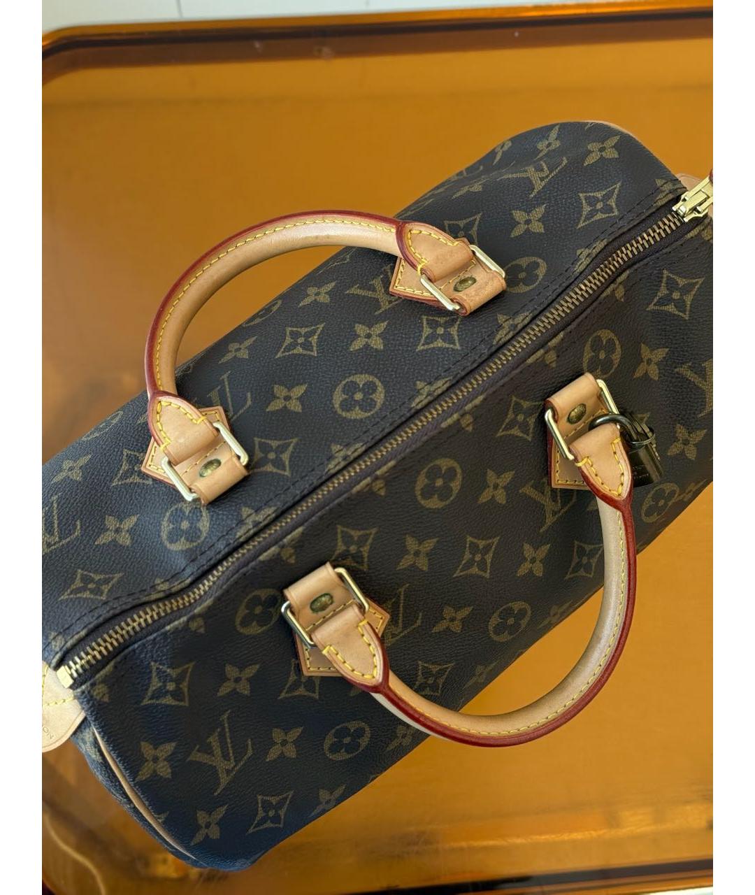 LOUIS VUITTON Коричневая сумка тоут, фото 5