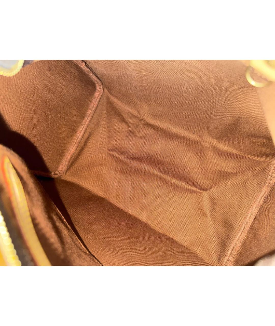 LOUIS VUITTON Коричневая сумка тоут, фото 8