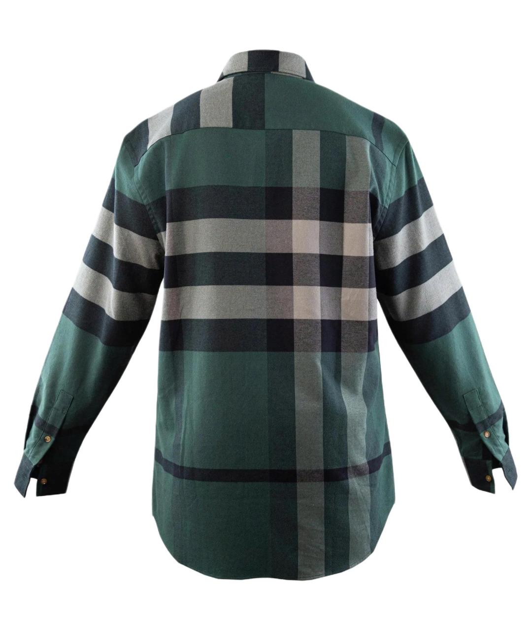 BURBERRY Зеленая классическая рубашка, фото 2