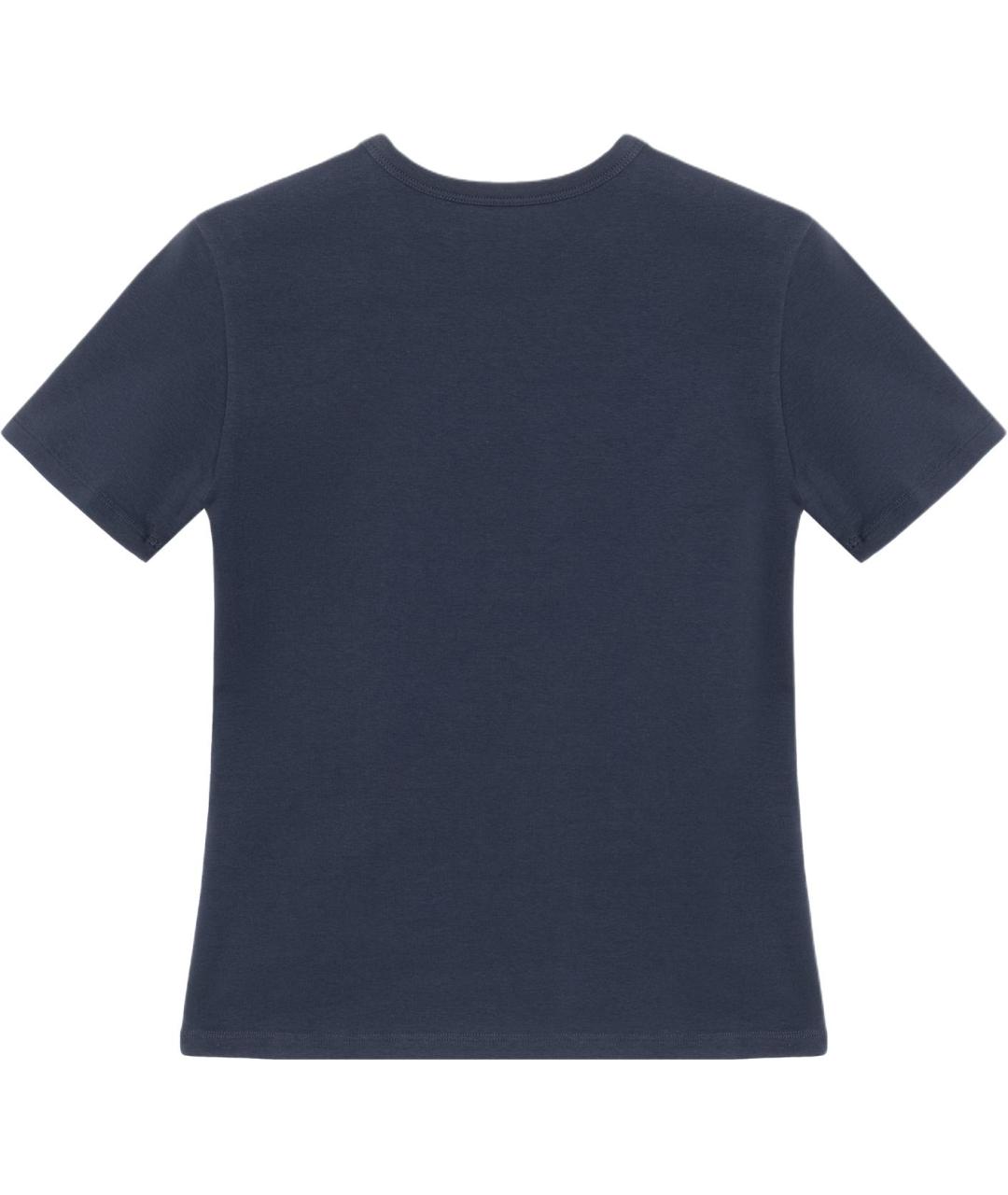 CELINE Темно-синяя футболка, фото 2