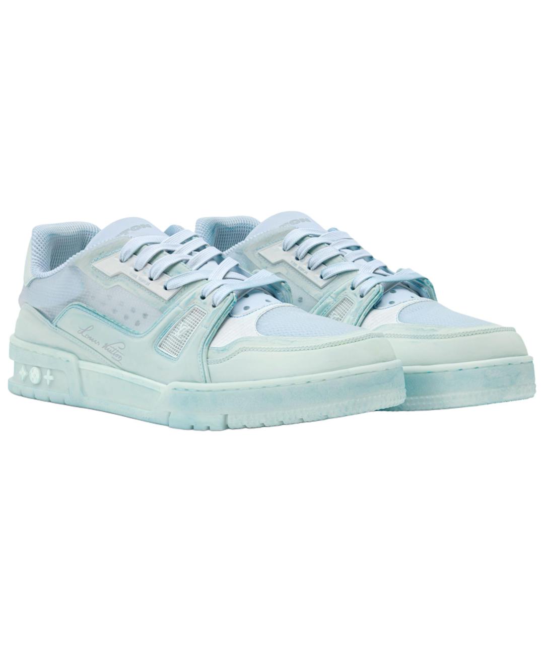 LOUIS VUITTON Голубые кеды, фото 3