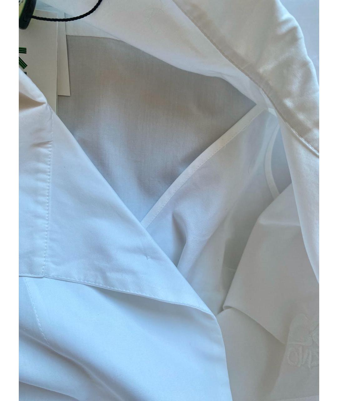 KENZO Белое хлопковое повседневное платье, фото 7