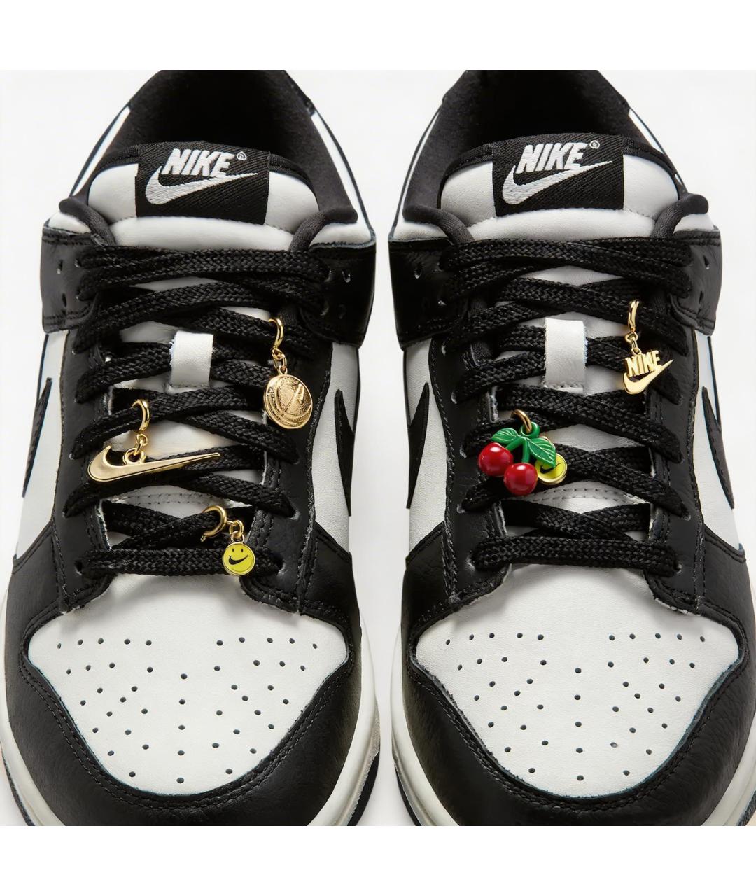 NIKE Черные кожаные кроссовки, фото 3