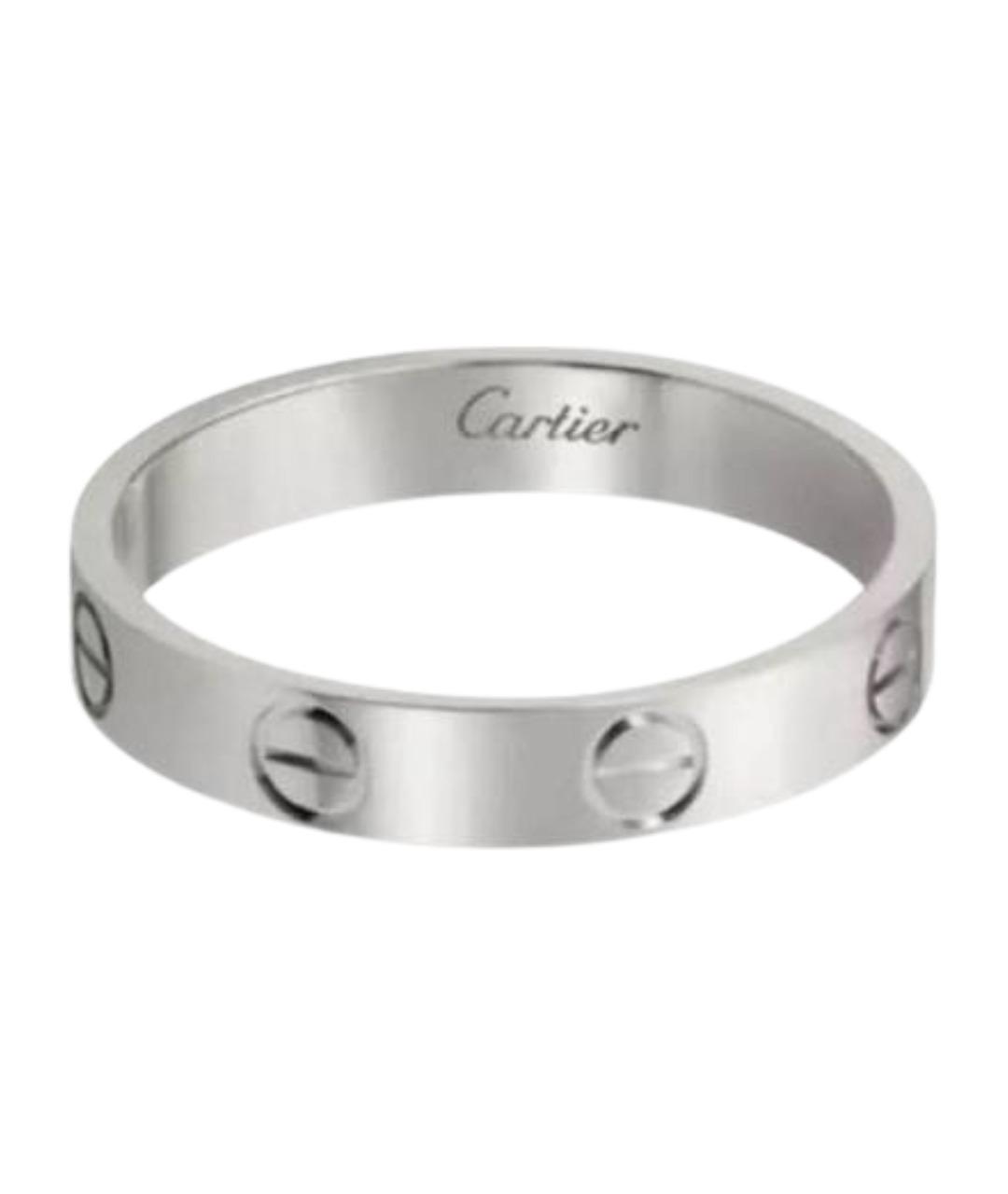 CARTIER Белое кольцо из белого золота, фото 1