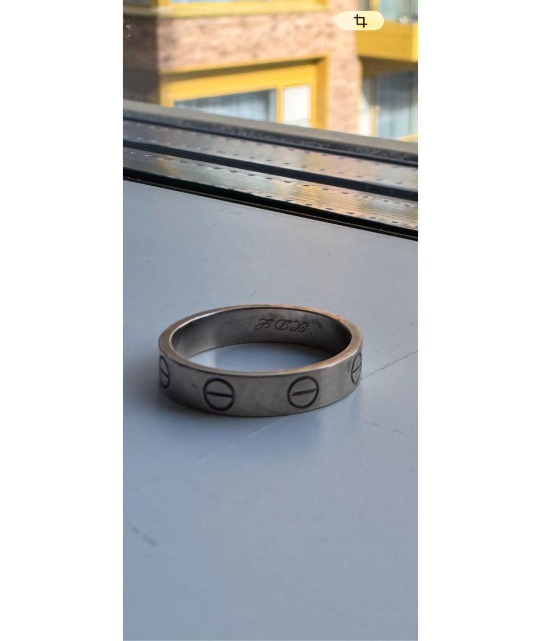 CARTIER Белое кольцо из белого золота, фото 6