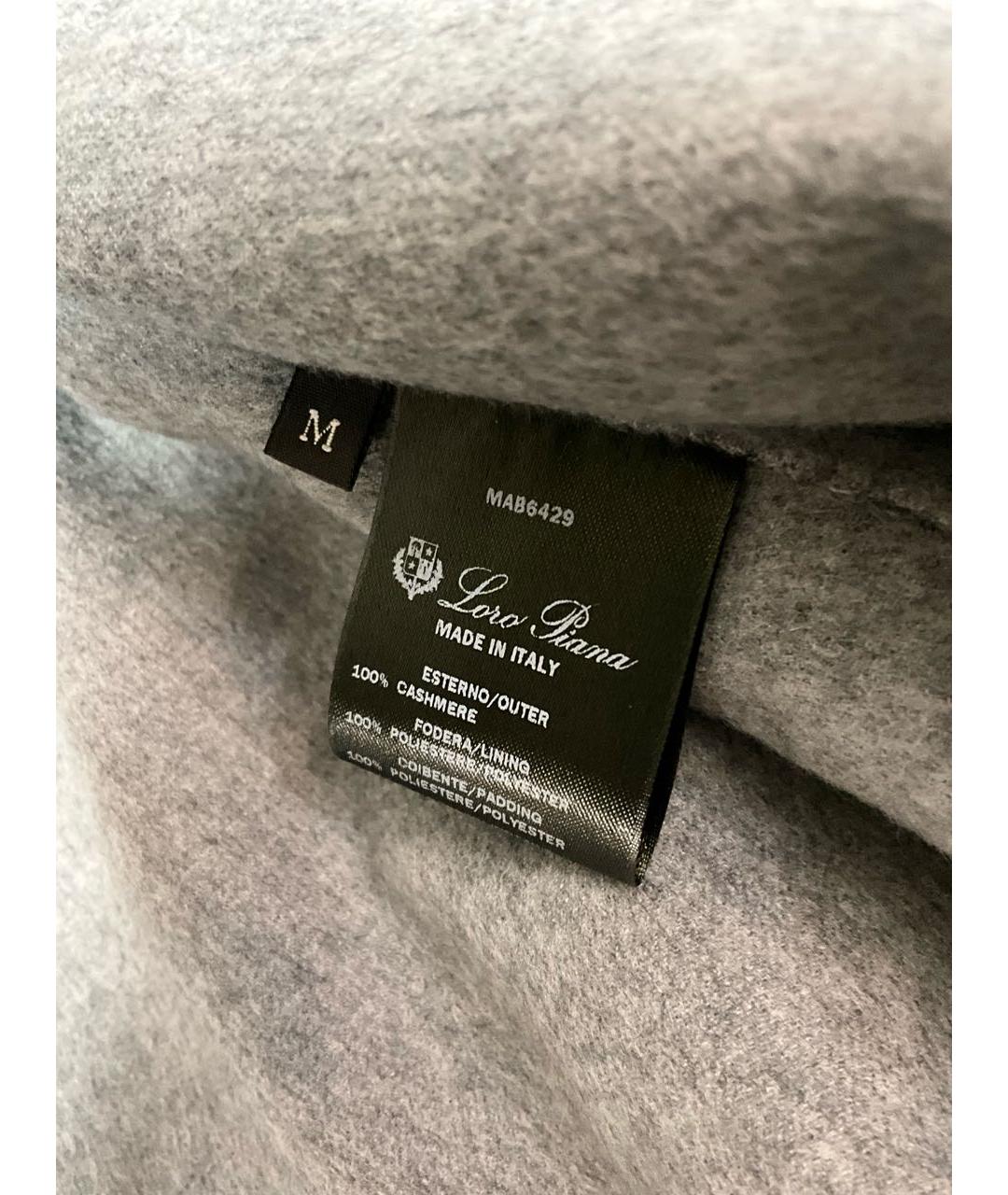 LORO PIANA Синяя кашемировая классическая рубашка, фото 5