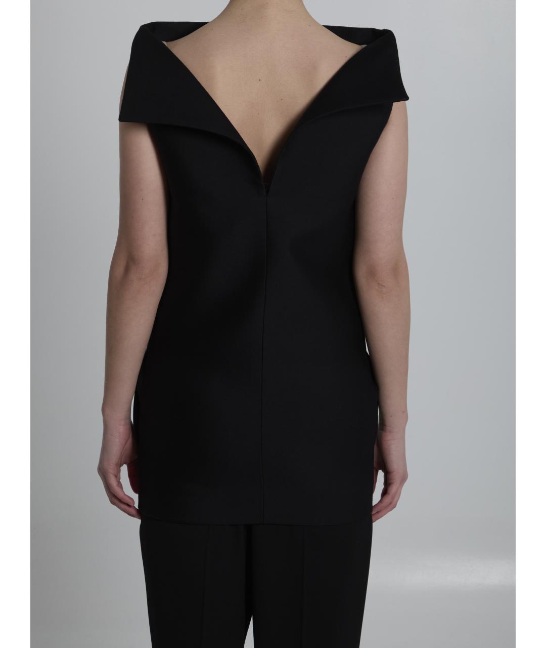 BALENCIAGA Черное шерстяное платье, фото 5