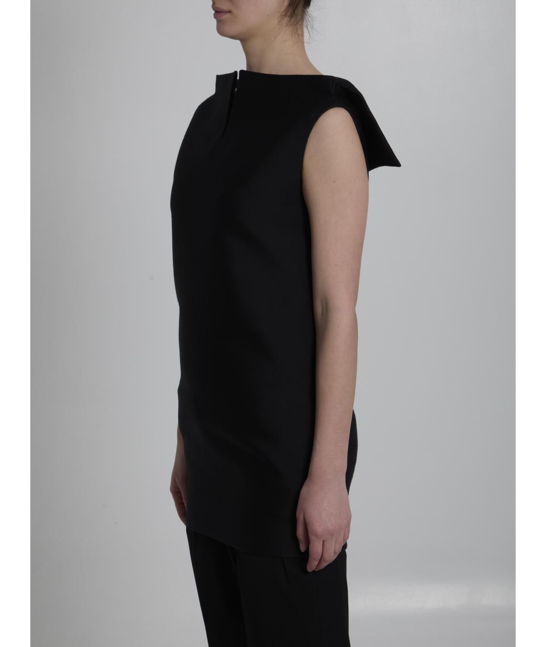 BALENCIAGA Черное шерстяное платье, фото 3