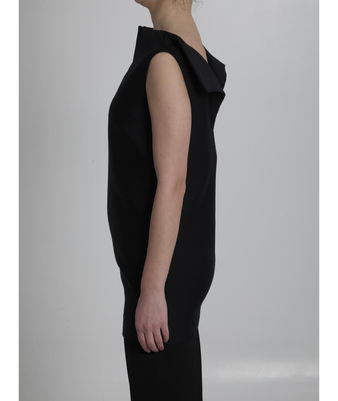 BALENCIAGA Черное шерстяное платье, фото 4