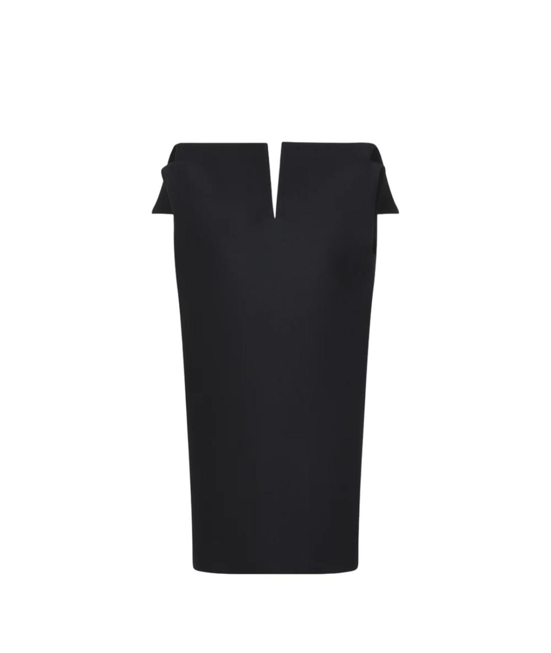 BALENCIAGA Черное шерстяное платье, фото 1