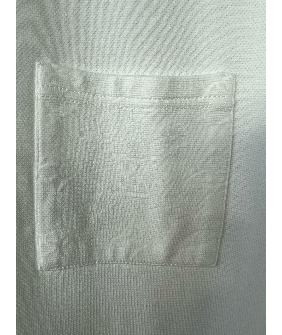 LOUIS VUITTON Белая хлопковая футболка, фото 2