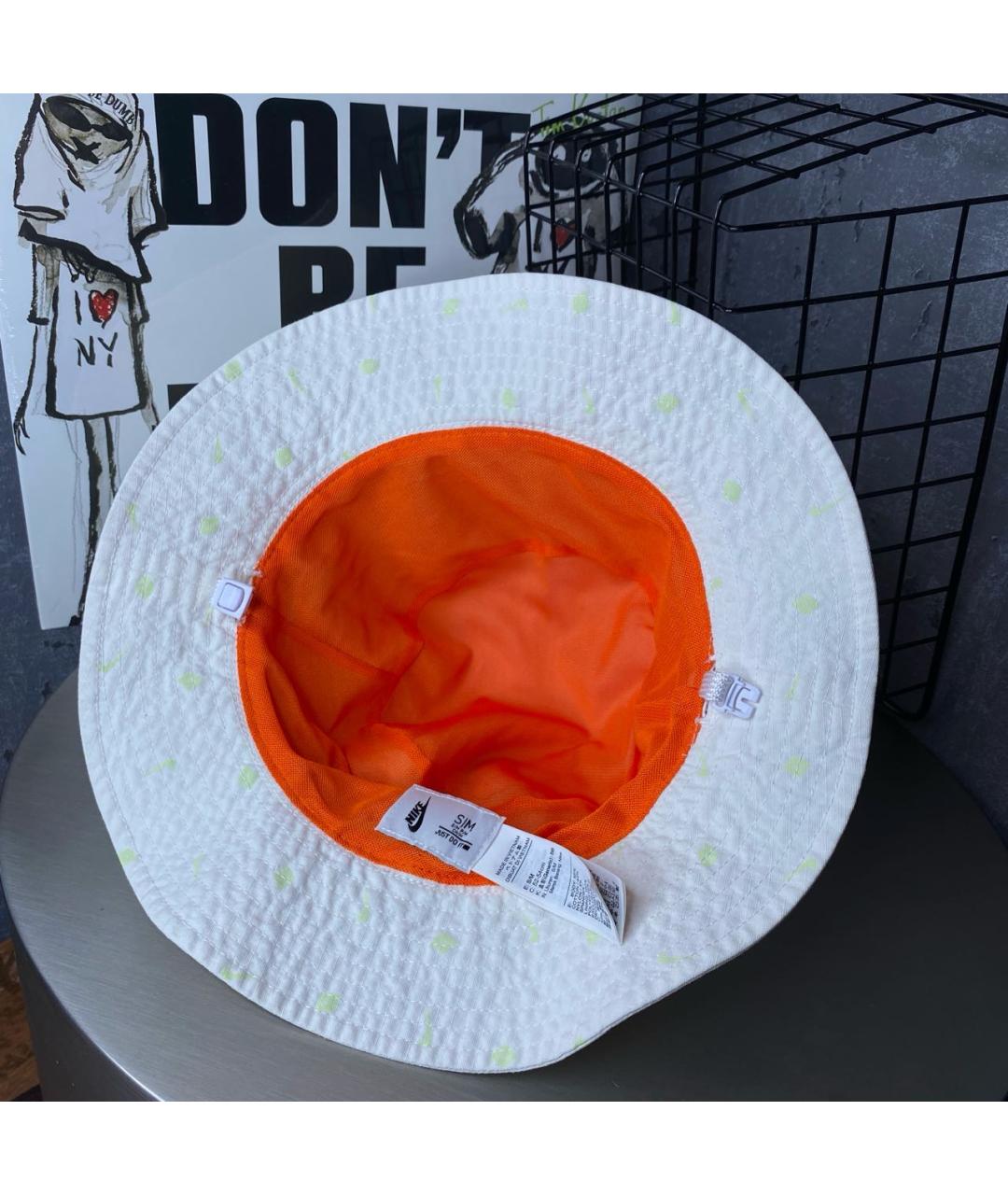 NIKE Белая синтетическая шляпа, фото 7