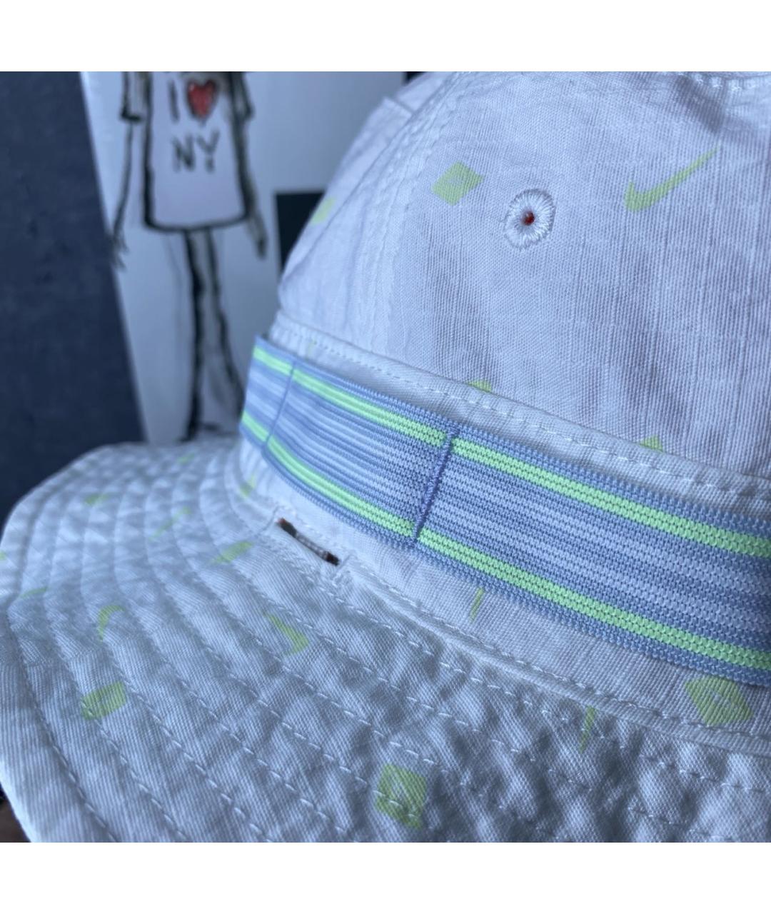 NIKE Белая синтетическая шляпа, фото 8