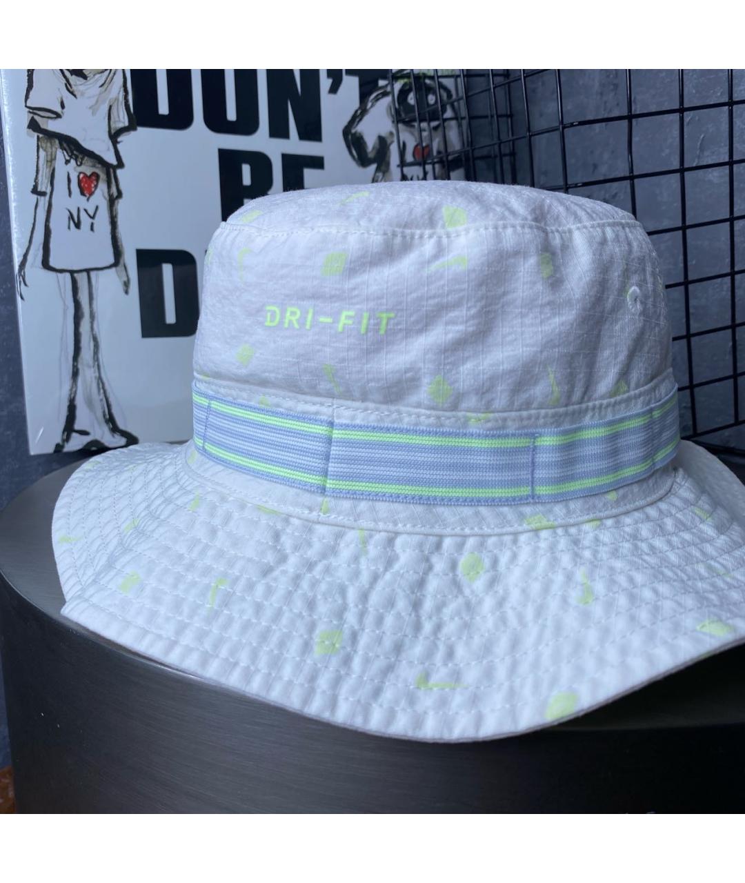 NIKE Белая синтетическая шляпа, фото 4