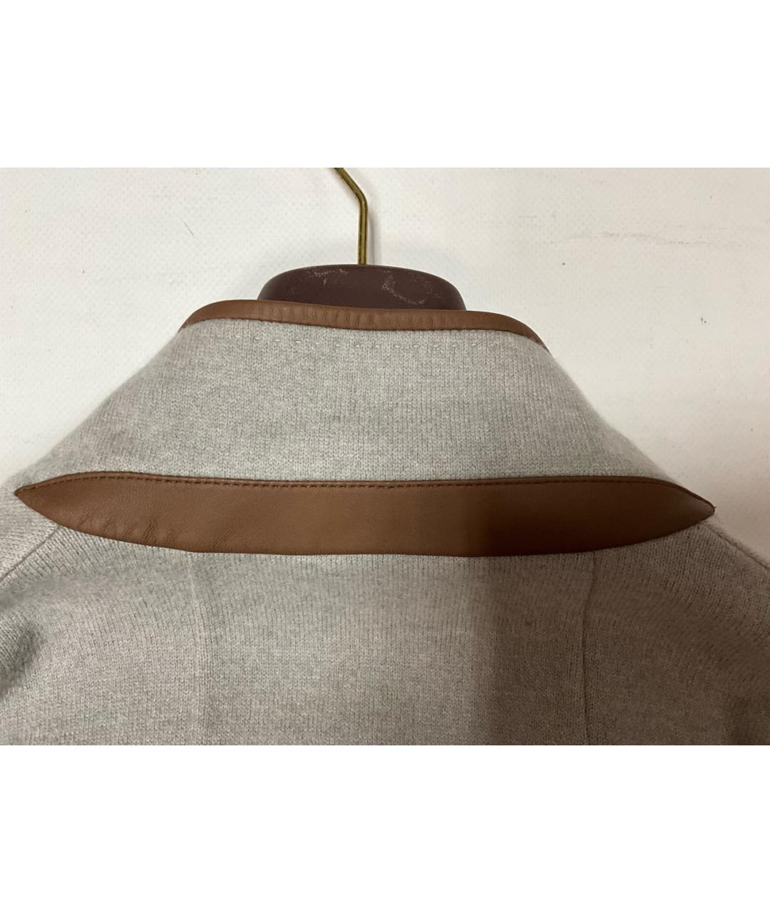 LORO PIANA Серое кашемировое пальто, фото 5