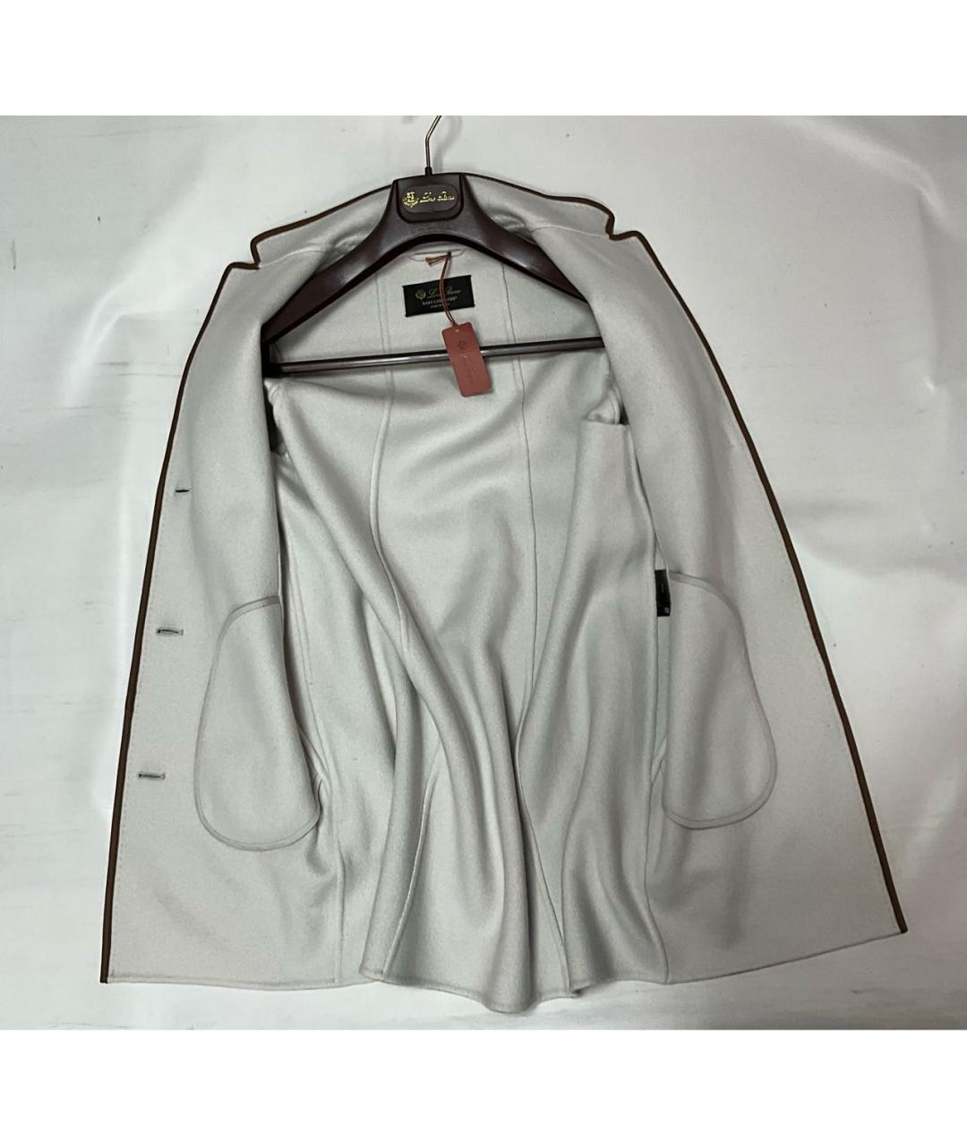 LORO PIANA Серое кашемировое пальто, фото 2