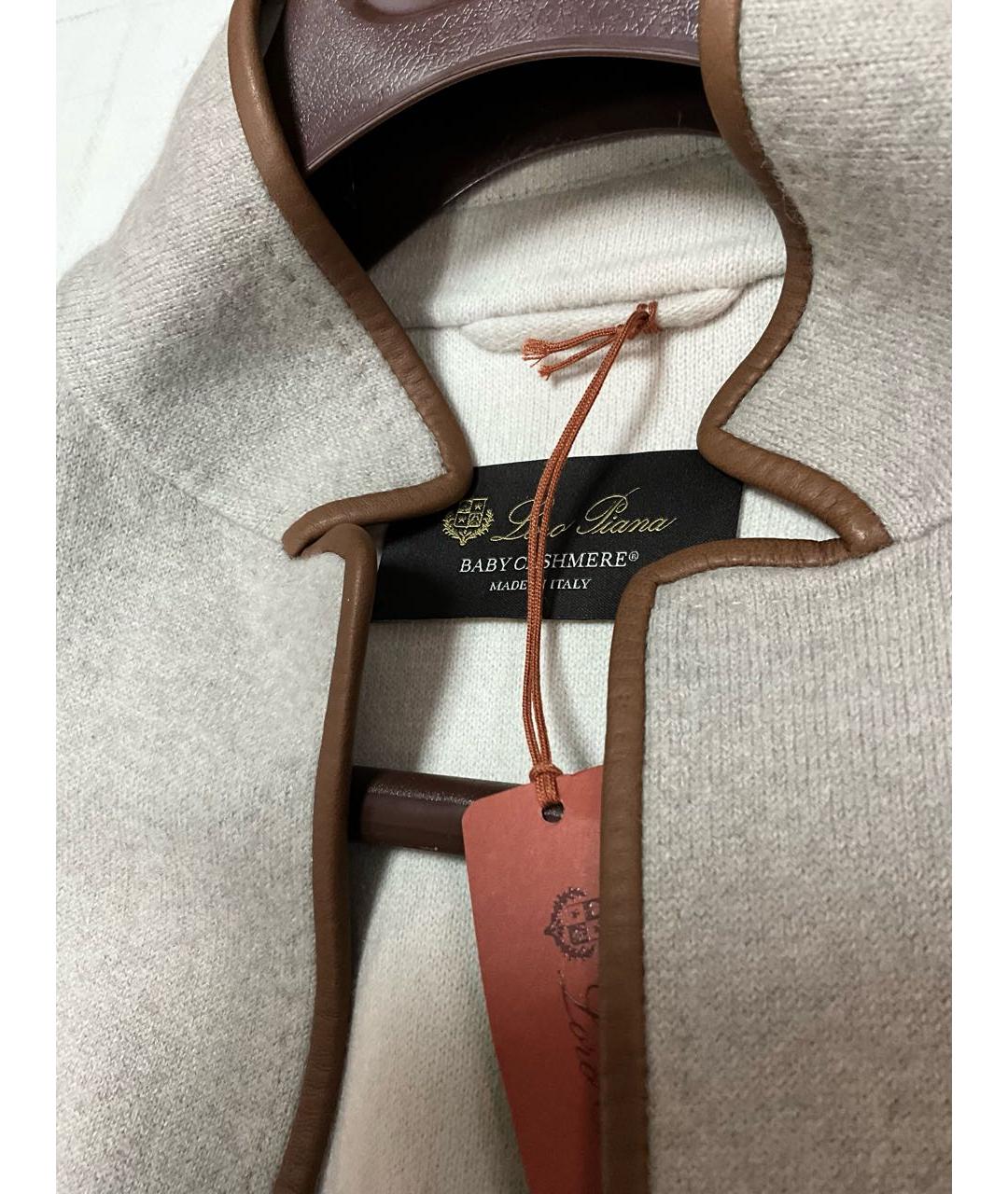 LORO PIANA Серое кашемировое пальто, фото 4