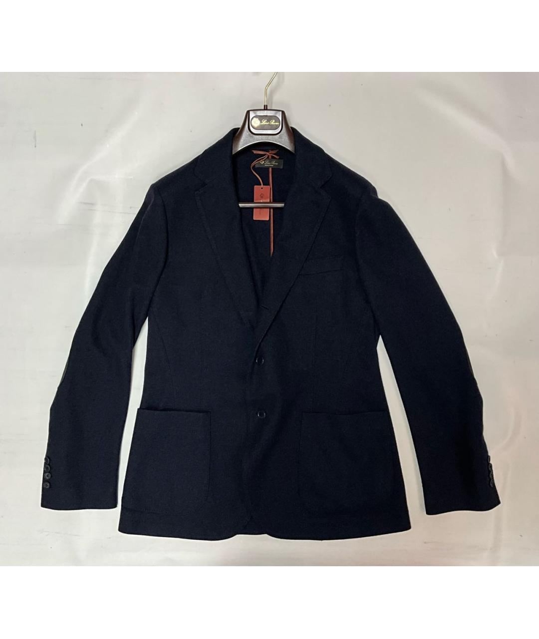 LORO PIANA Синий кашемировый пиджак, фото 7