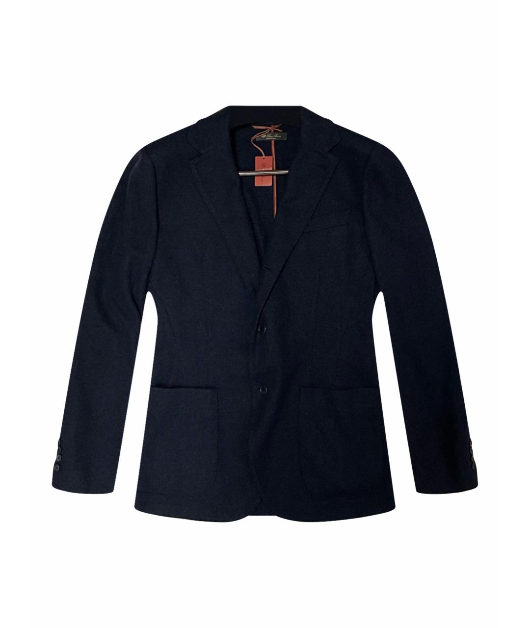 LORO PIANA Синий кашемировый пиджак, фото 1