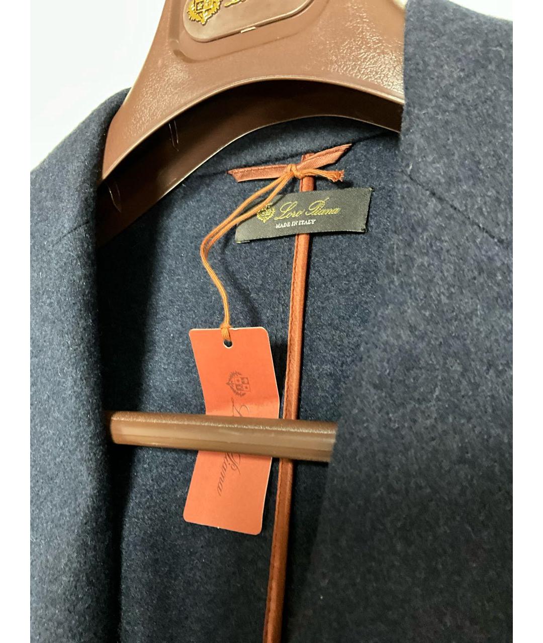 LORO PIANA Синий кашемировый пиджак, фото 3