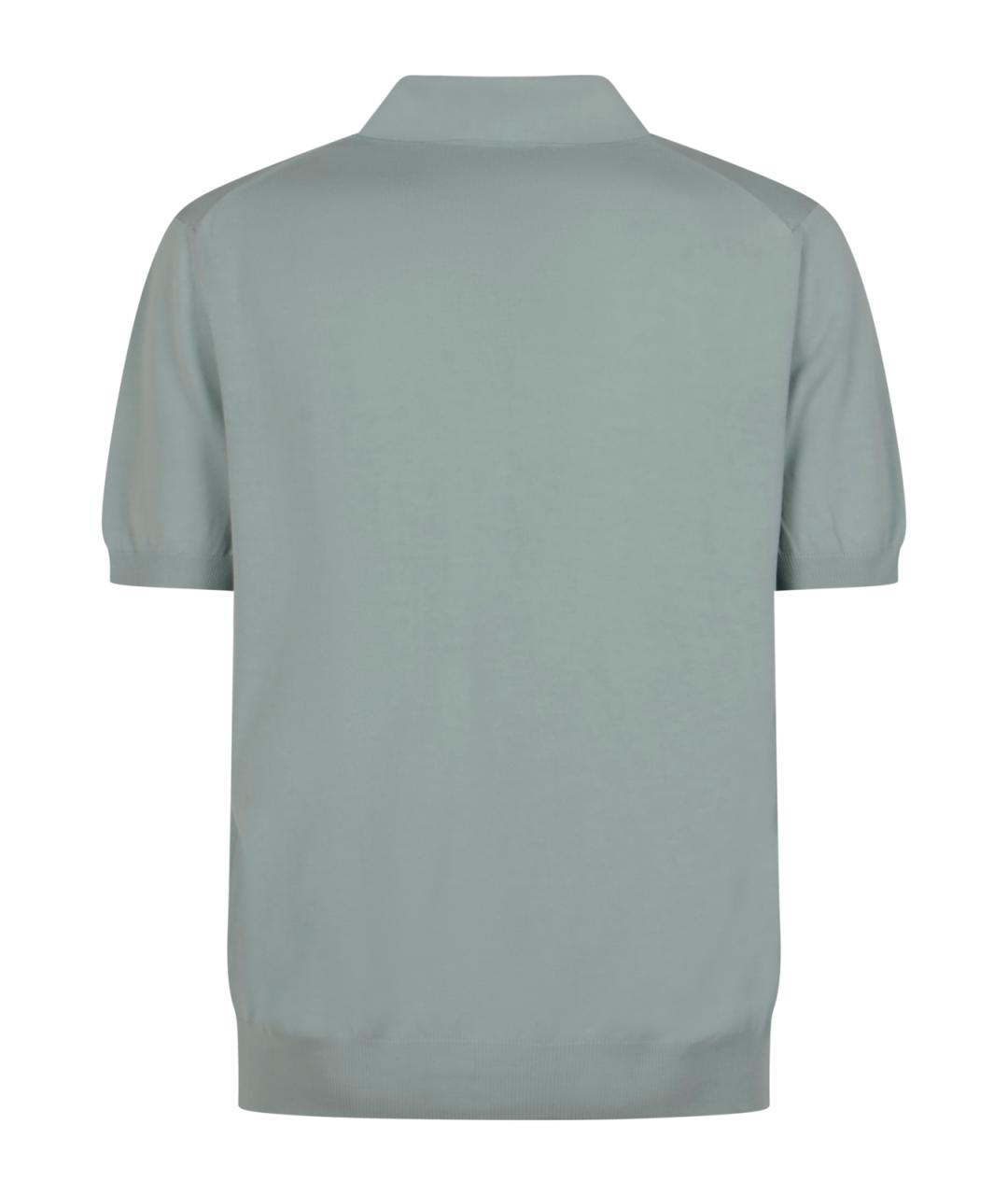 CANALI Хлопковое поло с коротким рукавом, фото 2