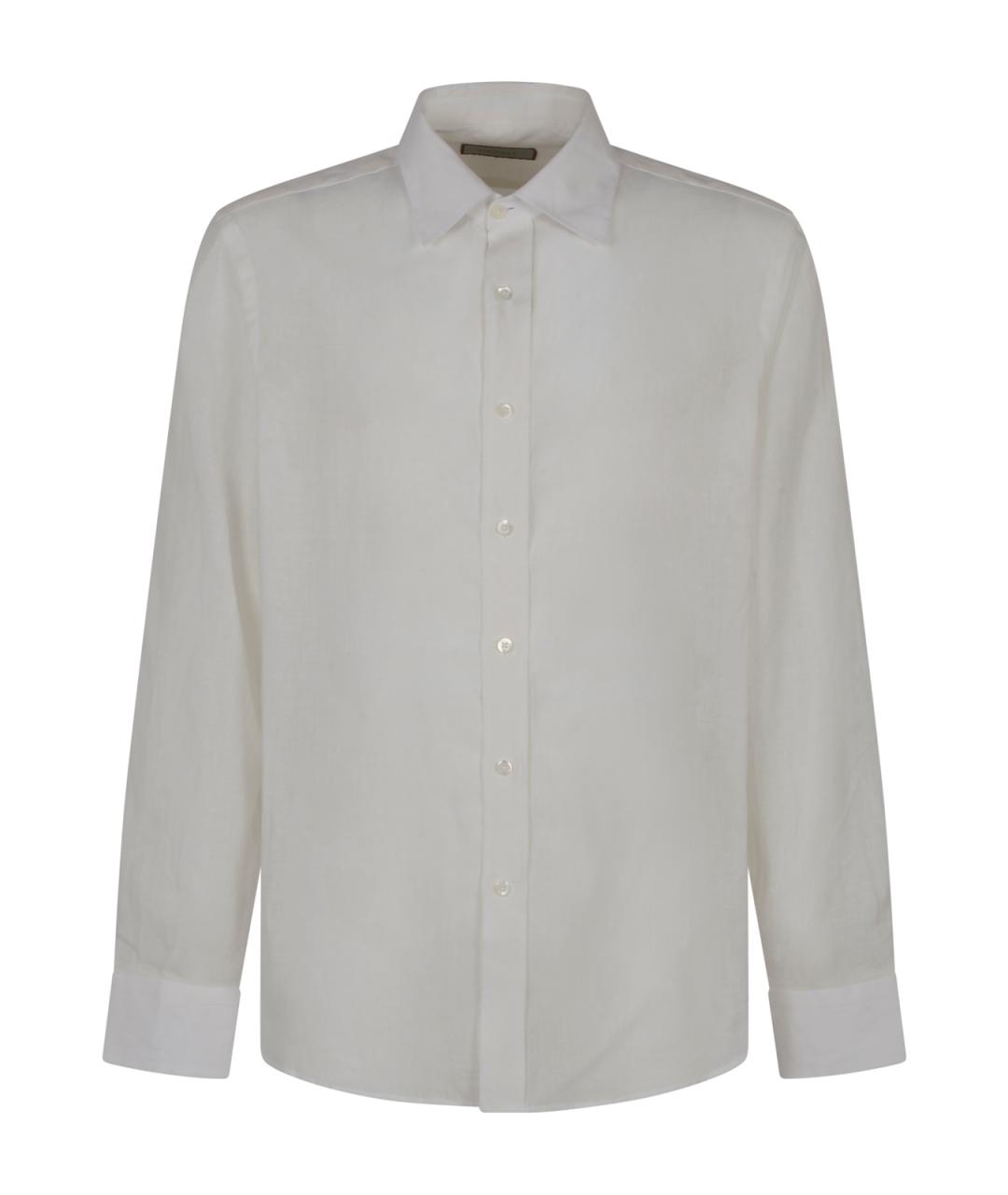 CANALI Льняная классическая рубашка, фото 1