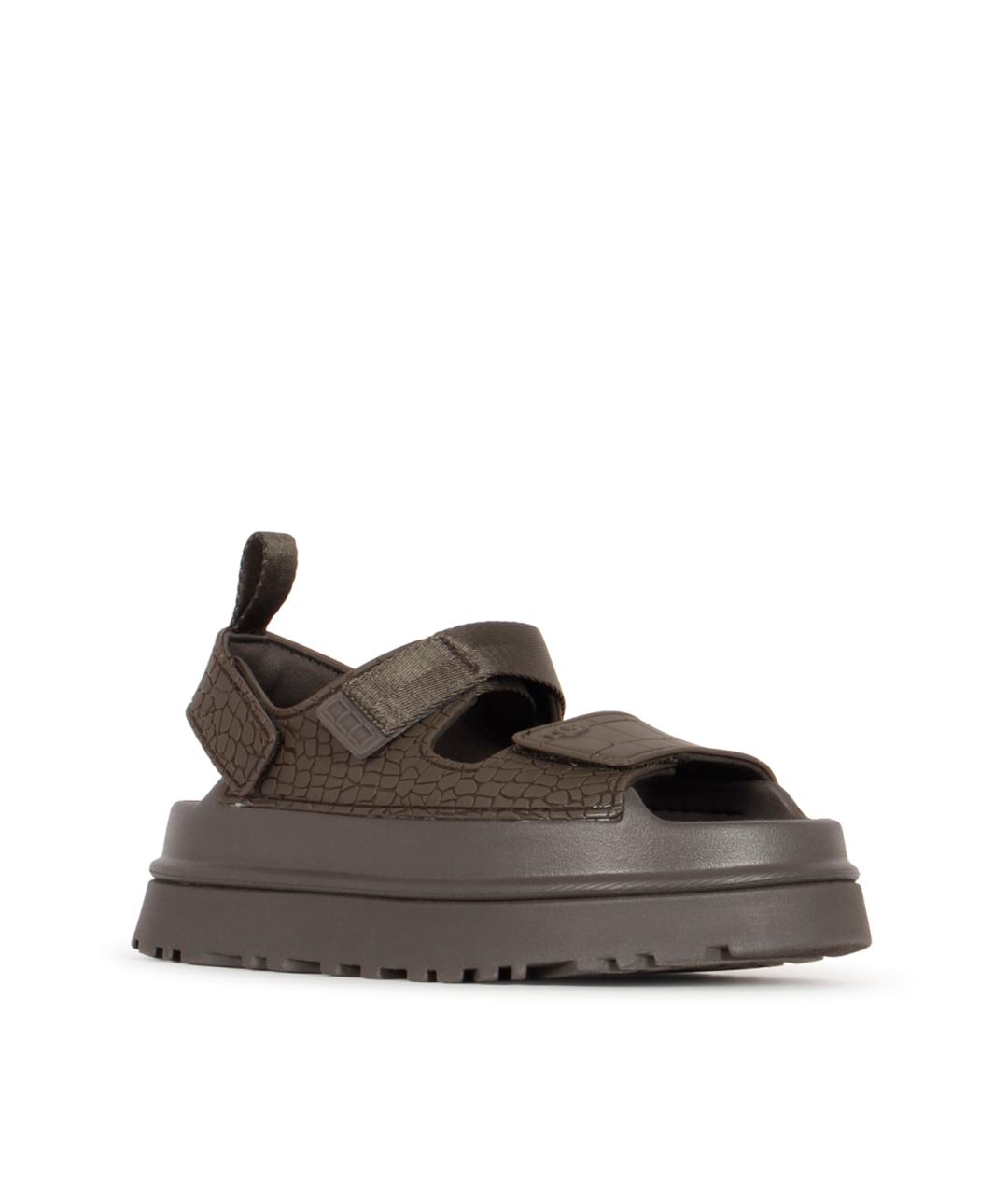 UGG AUSTRALIA Коричневые сандалии, фото 2
