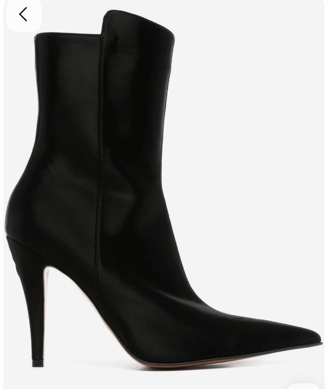 ALEXANDER MCQUEEN Черные текстильные ботильоны, фото 9