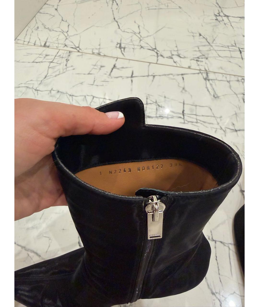 ALEXANDER MCQUEEN Черные текстильные ботильоны, фото 7