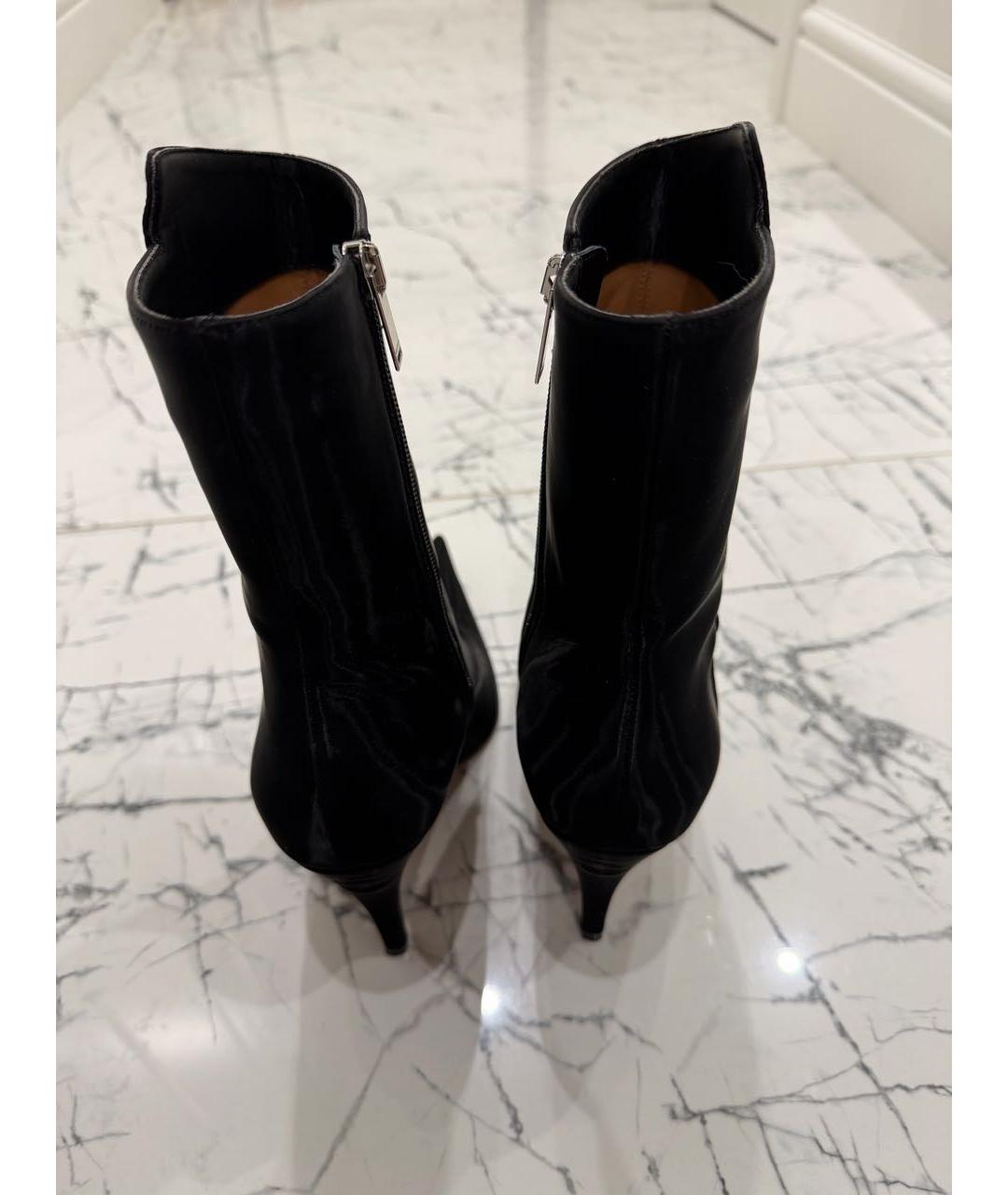 ALEXANDER MCQUEEN Черные текстильные ботильоны, фото 4