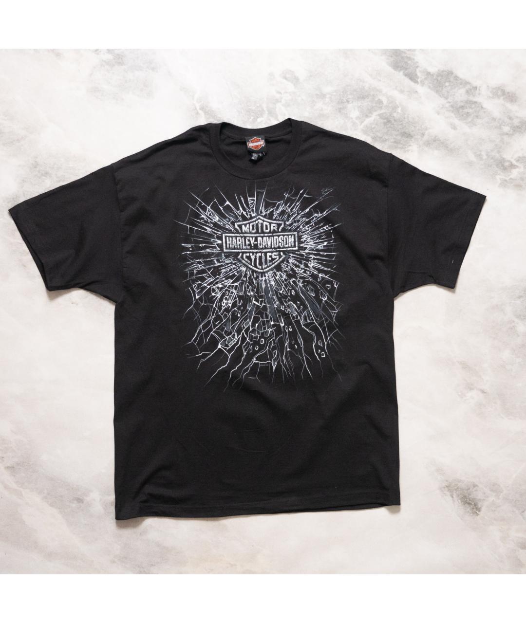 Harley Davidson Черная хлопковая футболка, фото 7