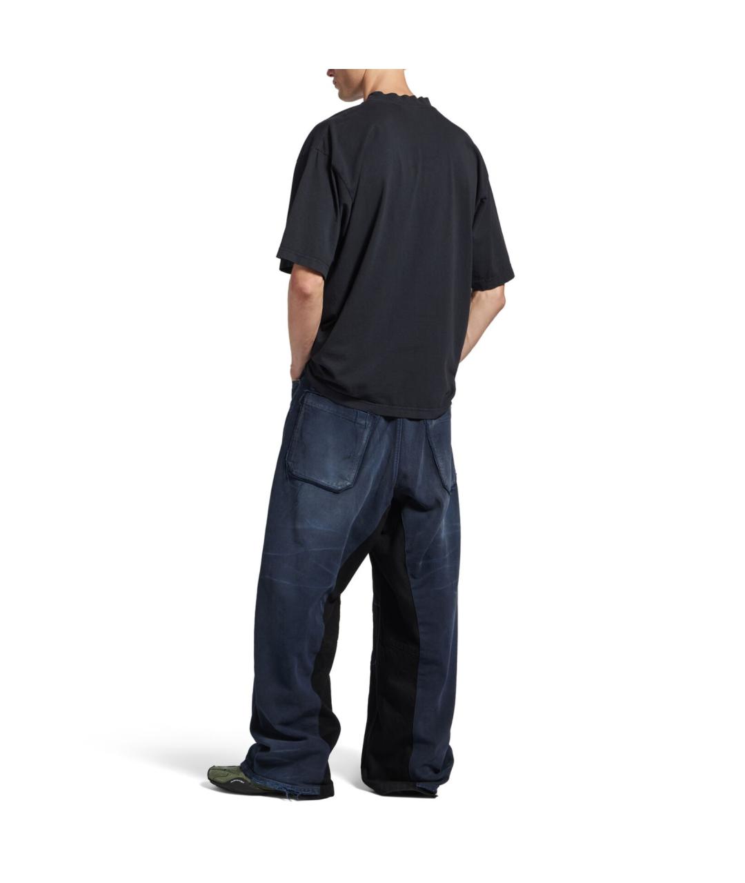 BALENCIAGA Черная футболка, фото 5