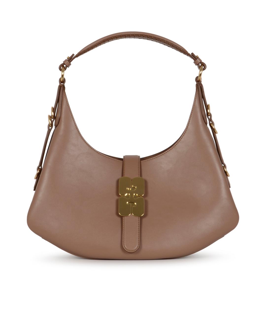 GANNI Коричневая сумка через плечо, фото 1