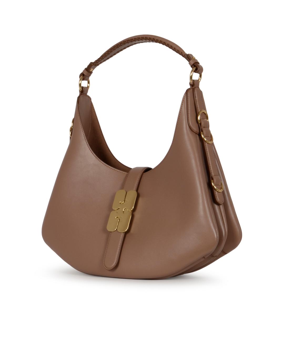 GANNI Коричневая сумка через плечо, фото 2