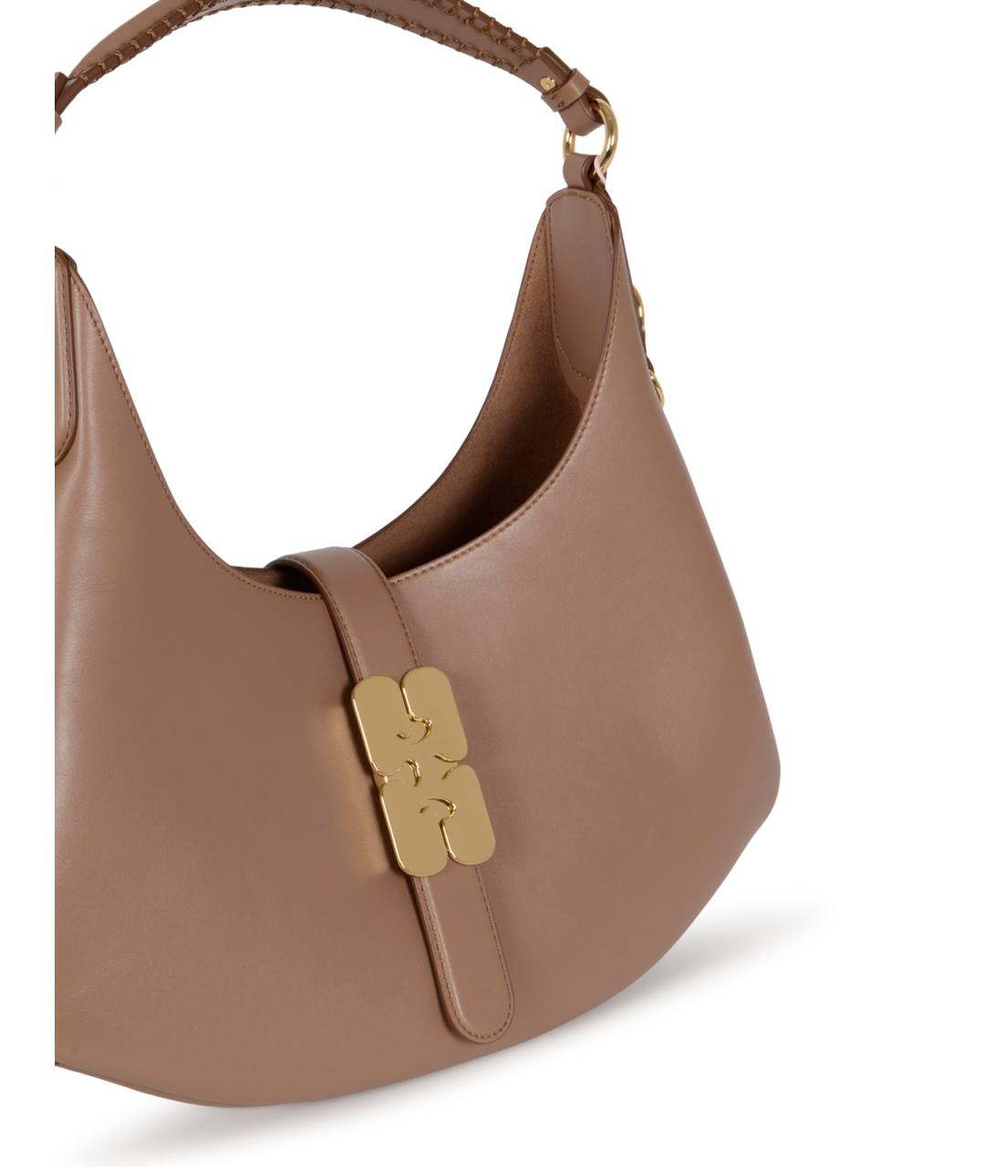 GANNI Коричневая сумка через плечо, фото 4