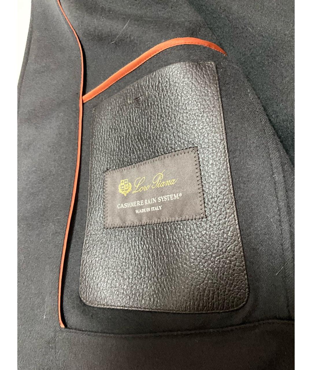 LORO PIANA Черная кашемировая куртка, фото 4