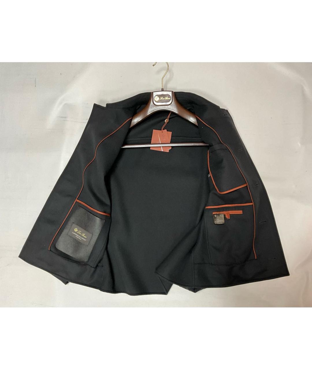 LORO PIANA Черная кашемировая куртка, фото 2