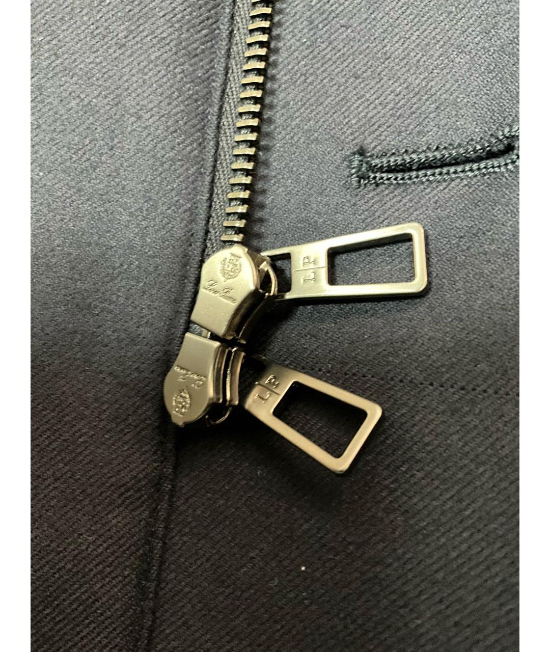 LORO PIANA Синее шерстяное пальто, фото 6