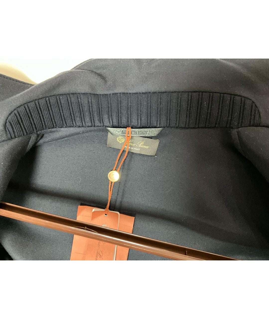 LORO PIANA Синее шерстяное пальто, фото 8