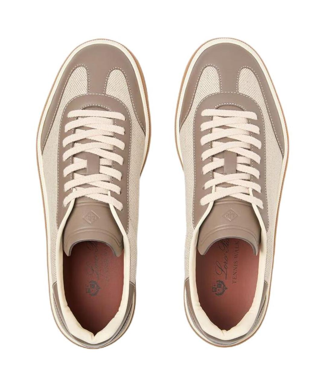 LORO PIANA Мульти кожаные кроссовки, фото 5