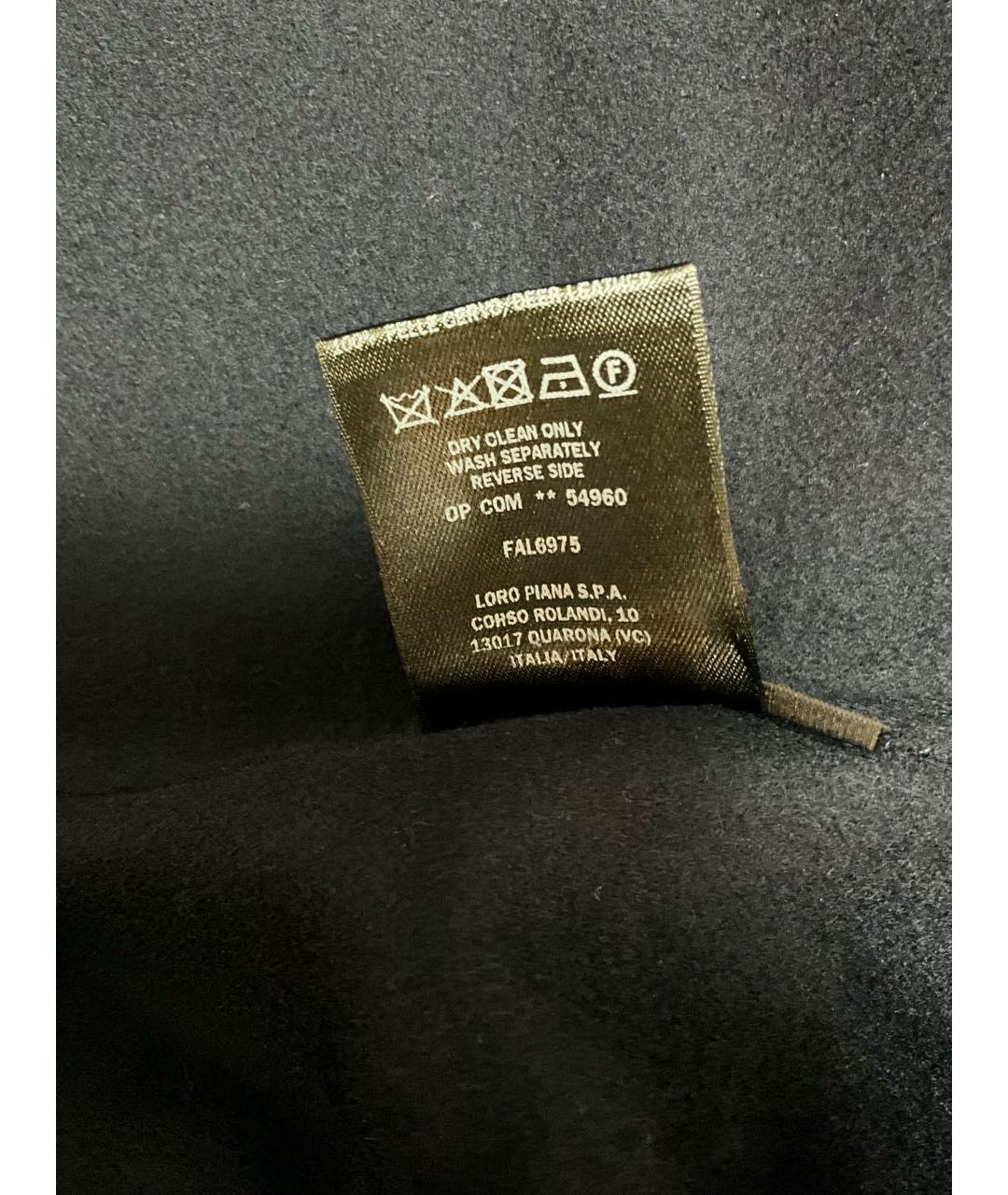 LORO PIANA Синее кашемировое пальто, фото 5